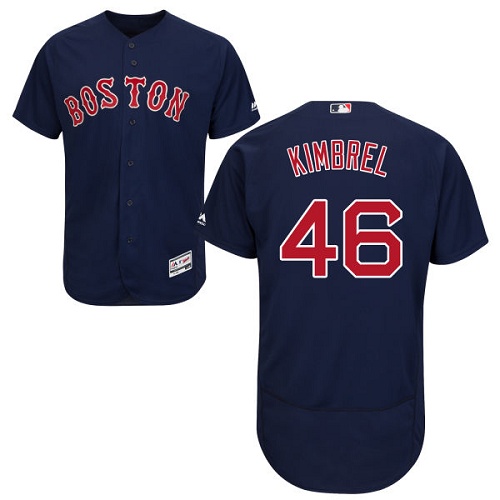 Red Sox #46 Craig Kimbrel Navy Blue Flexbase Authentic Collection Stitched MLB Jersey